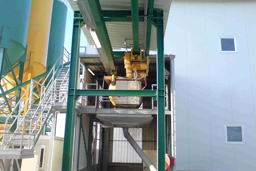 Automatische Waschstation mit Abwasser-Auffangwanne